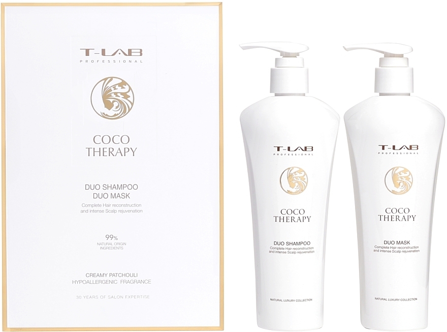 T-LAB Coco Therapy Duo Shampoo and Duo Mask Set — Шампунь Coco Therapy, 2