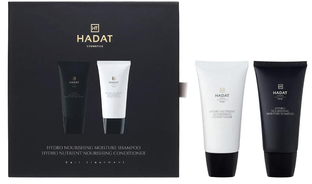 HADAT Hydro Moisture Shampoo -Подарочный набор для интенсивного увлажнения волос(шампунь+кондиціорне)70+70