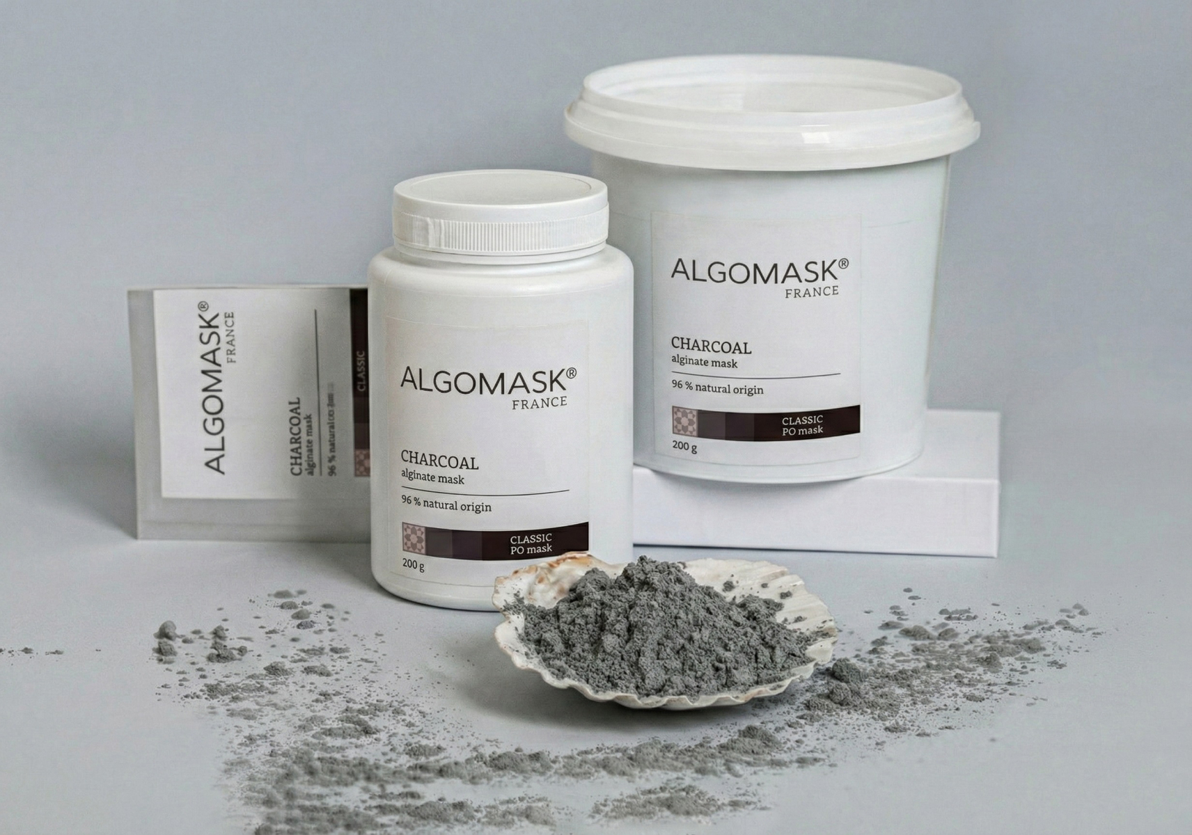 ALGOMASK Charcoal Peel Off mask - Альгінатна маска з вугіллямAA