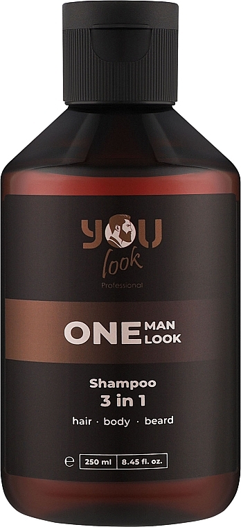 You Look ONE Man Shampoo 3in1 - Шампунь 3 в 1 для волос, тела и бороды