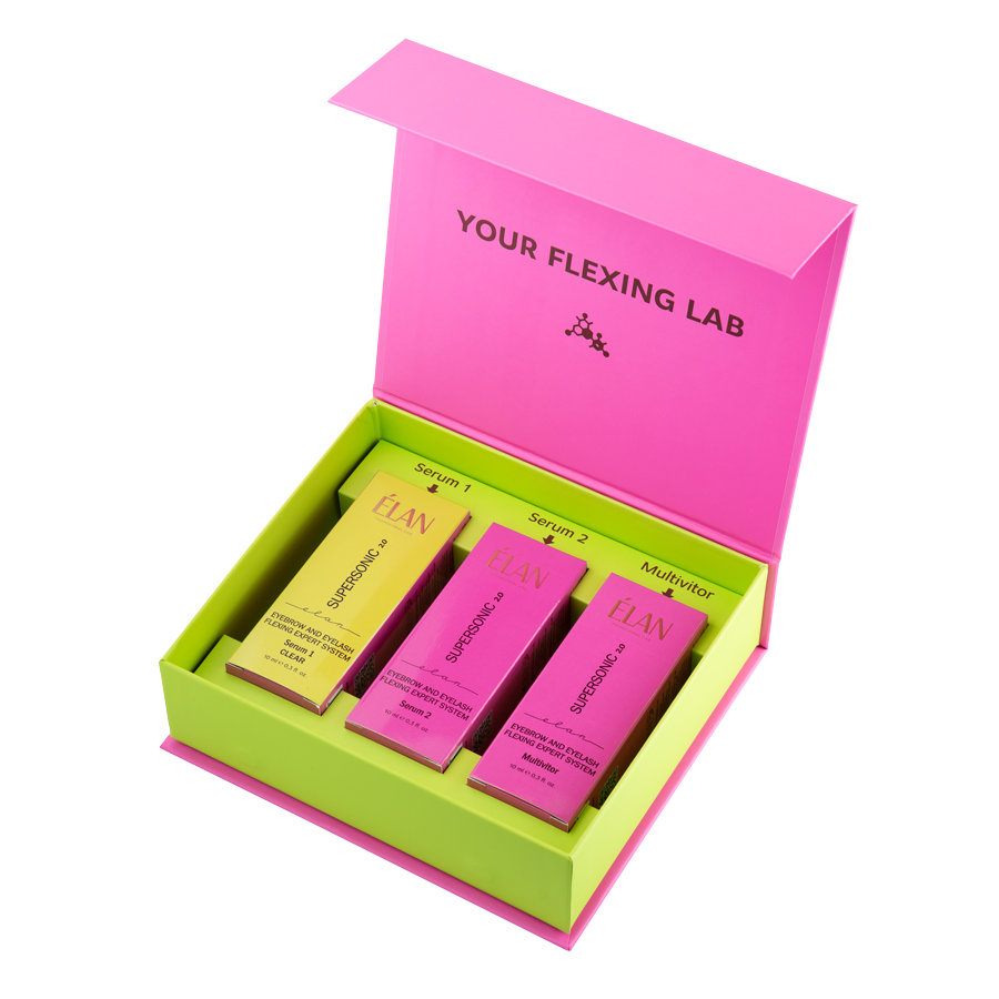 Elan Professional Line - Набор эксперт-система флексинга бровей и ресниц «SUPERSONIC 2.0»