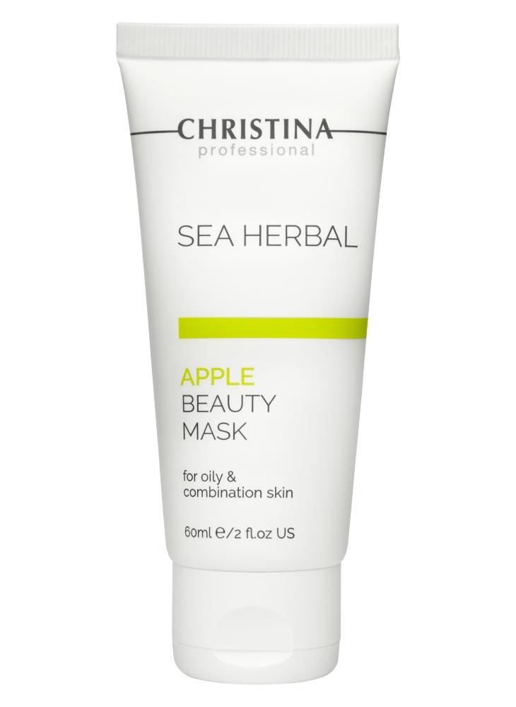 CHRISTINA Sea Herbal Beauty Mask Green Apple - Яблочная маска красоты для жирной и комбинированной кожи