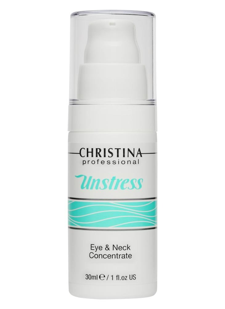 CHRISTINA Unstress Eye and Neck concetrate - Концентрат для кожи вокруг глаз и шеи