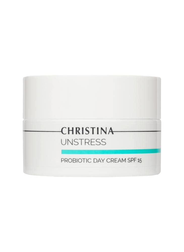 CHRISTINA Unstress ProBiotic day Cream SPF15 - Дневной крем с пробиотическим действием