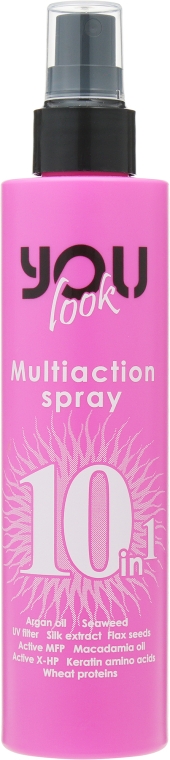 You Look Professional Multiaction Spray 10 in 1 Pink - Мультиспрей миттєвої дії 10 до 1 200 мл