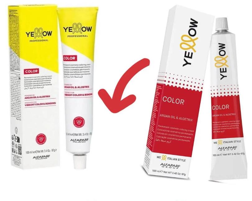 Yellow Permanent Cosmetic Coloring Cream - Фарба для волосся 100 мл