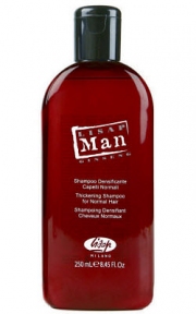 Укрепляющий шампунь для нормальных волос - Lisap Man Shampoo Densificante - 13159