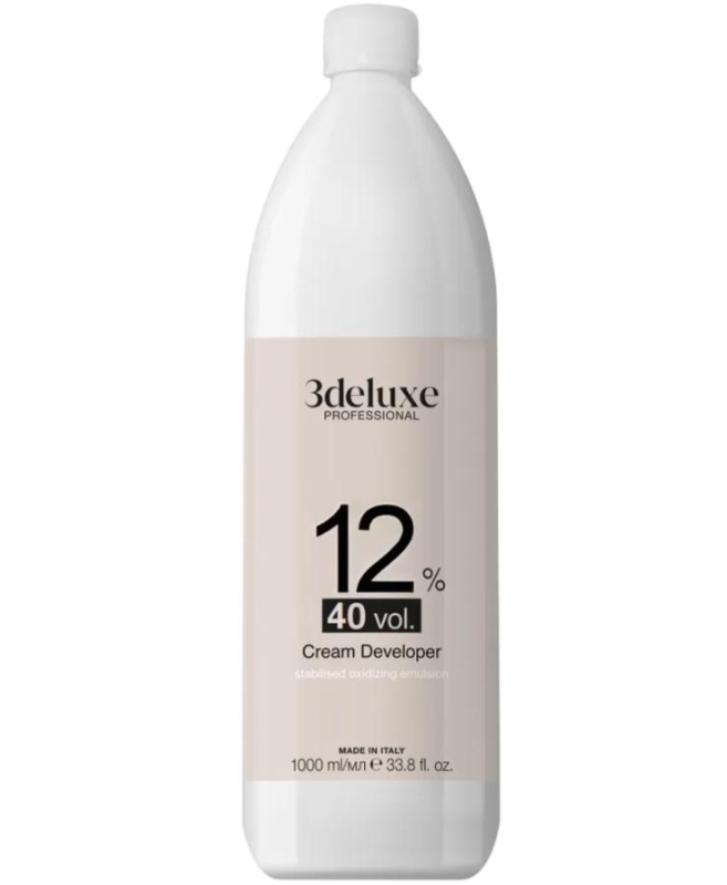 3DELUXE Cream developer 12% Окислитель 12% , 1000 мл - 18174 3DELUXE Cream developer 12% Окислитель 12% , 1000 мл - 18174