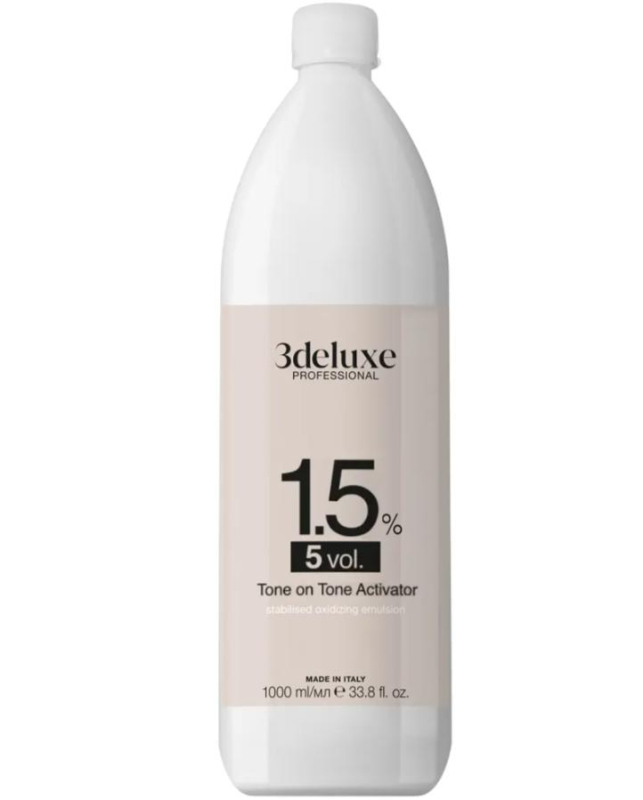 3DELUXE Cream developer tone on tone 1,5% Окислитель для тонирования - 18170 3DELUXE Cream developer tone on tone 1,5% Окислитель для тонирования - 18170