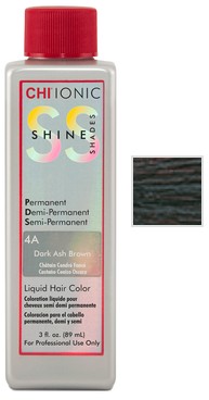 CHI Безаммиачная краска 4A - Пепельный темный шатен Ionic Shine Shades Liquid Color - 14321 CHI Безаммиачная краска 4A - Пепельный темный шатен Ionic Shine Shades Liquid Color - 14321