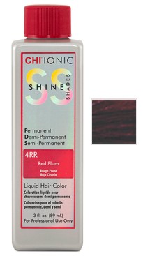 CHI Ionic Shine Shades Liquid Color - Безаміачна перманентна фарба 4RR - Червона слива - 14326