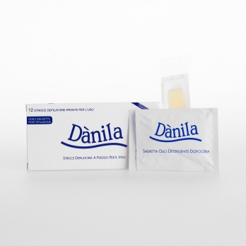 Danila Cold Wax Strips For Face - Холодный воск для лица в полосках 6 шт - 13789