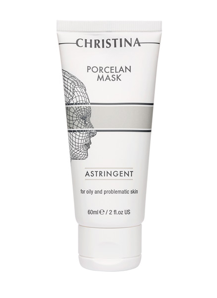 CHRISTINA Поросуживающая фарфоровая маска для жирной и проблемной кожи - Porcelan Astrigent Porcelan Mask - 13178