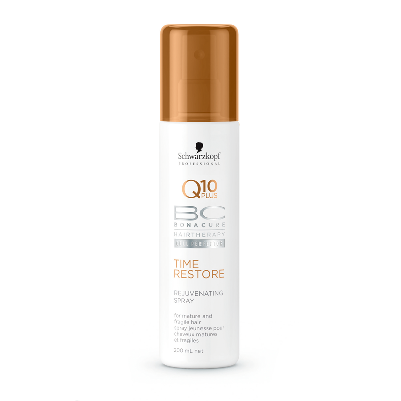 Возрождающий сатиновый спрей - Schwarzkopf BC Time Restore Q10 Satin Spray Q1O PLUS - 11672