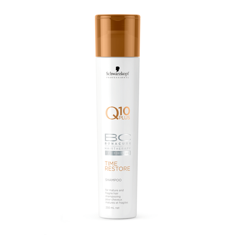 Возрождающий шампунь - Schwarzkopf BC Time Restore Shampoo Q10 Plus - 11670