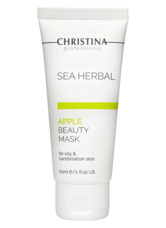 CHRISTINA Sea Herbal Beauty Mask Green Apple - Яблочная маска красоты для жирной и комбинированной кожи - 13174