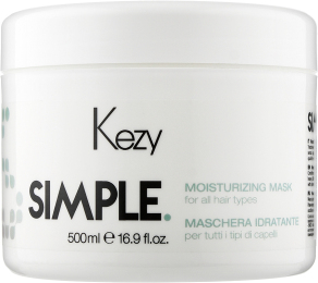 Зволожуюча маска для волосся - Kezy Simple Moisturizing Mask