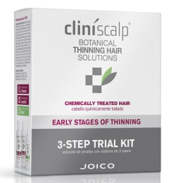 Joico Cliniscalp 3-step Trial Kit for Chemically Treated Hair Early Stages - 3-х шаговая система для редеющих окрашенных волос