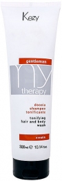 Мужской шампунь-гель для душа с креатином - Kezy Gentelman MyTherapy Tonifying Hair And Body Wash